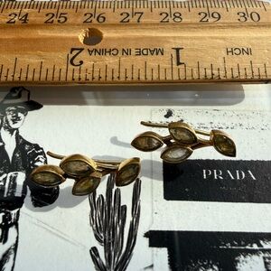 Labradorite Leaf Earrings